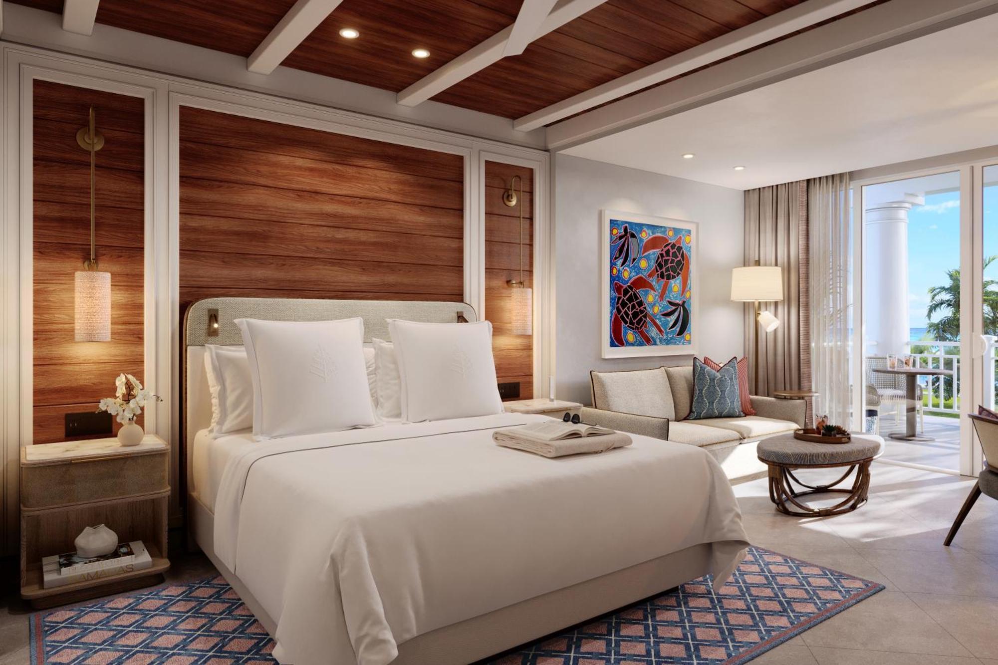 Ocean View Queen Room Two Queen Beds